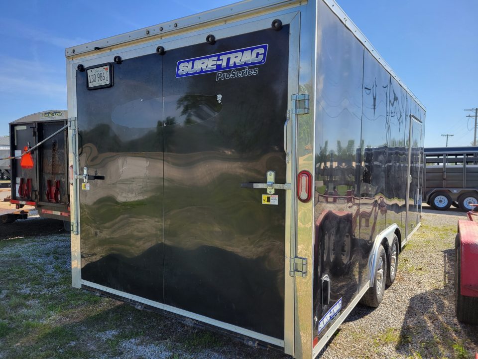 Used 2023 Sure-Trac 8.5x20 Enclosed Car Hauler