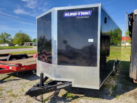 Used 2023 Sure-Trac 8.5x20 Enclosed Car Hauler