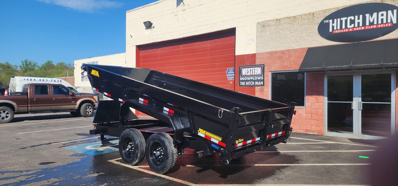New 7 x 16 Big Tex Low Pro 14TD Telescopic Dump Trailer 15.4K****7 Gauge Floor