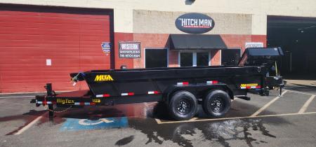 New 7 x 16 Big Tex Low Pro 14TD Telescopic Dump Trailer 15.4K****7 Gauge Floor
