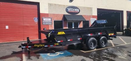 New 7 x 16 Big Tex Low Pro 14TD Telescopic Dump Trailer 15.4K****7 Gauge Floor