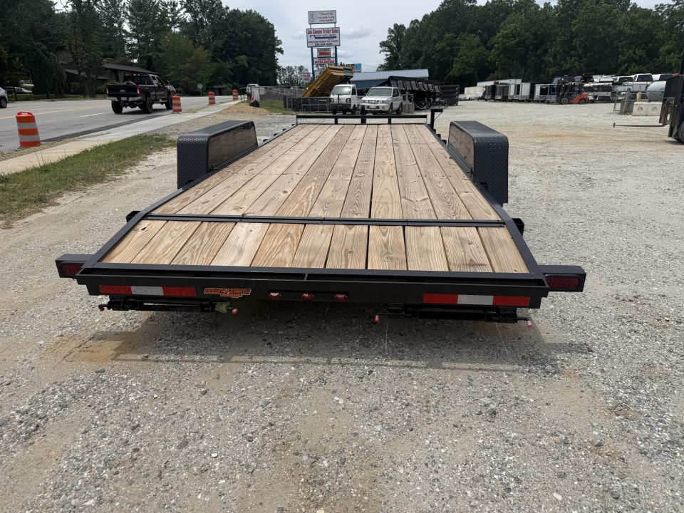 New 2026 Down 2 Earth Trailers DTE8220WCH5.2B Car Hauler / 82"x20 (18+2) / 2-5,200# Electric Brake Axles / Slide In Ramps