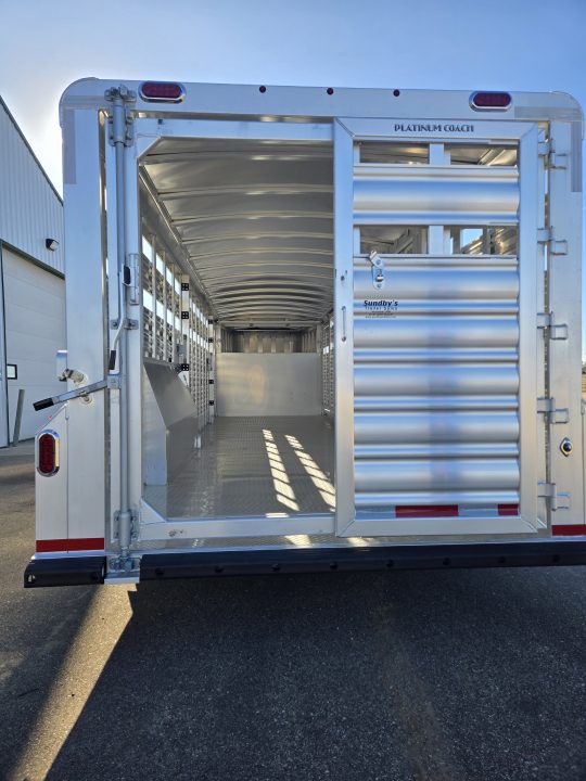New 2026 Platinum Coach 28' Stock Trailer