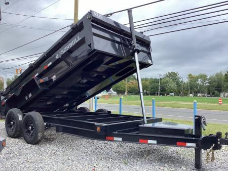 New 2026 Iron Bull 7X14DTB-15K GVWR Dump Trailer