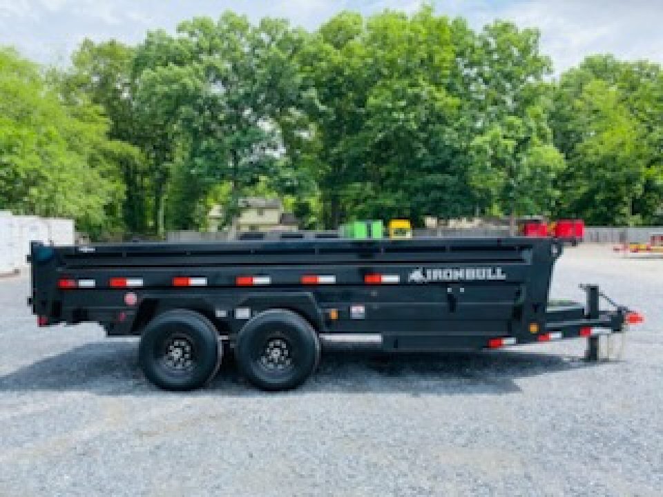 New 2026 Iron Bull 7X14DTB-15K GVWR Dump Trailer