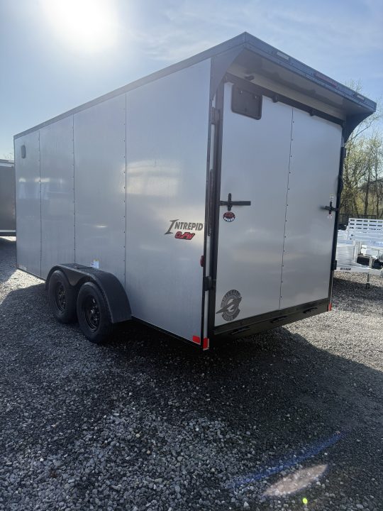 New 2026 Homesteader 7x16IT V-Nose - 7' Interior - SILVER W/ BLACKOUT - OHV PKG.