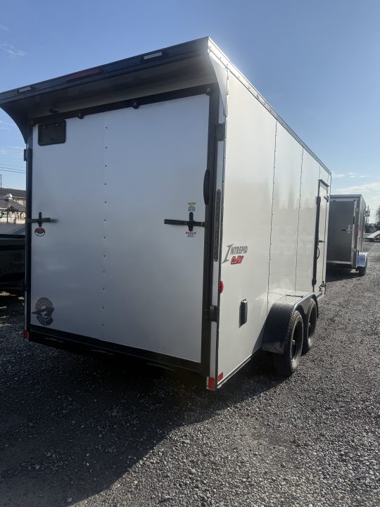 New 2026 Homesteader 7x16IT V-Nose - 7' Interior - SILVER W/ BLACKOUT - OHV PKG.