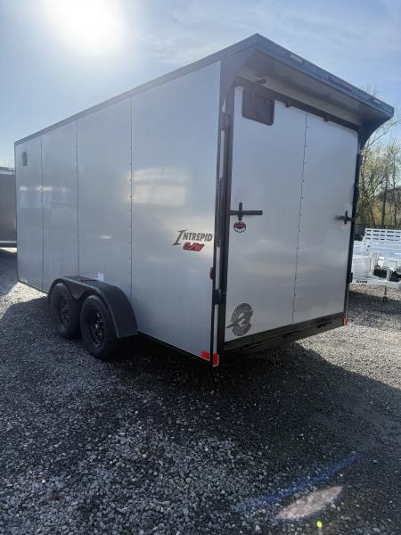 New 2026 Homesteader 7x16IT V-Nose - 7' Interior - SILVER W/ BLACKOUT - OHV PKG.