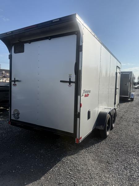 New 2026 Homesteader 7x16IT V-Nose - 7' Interior - SILVER W/ BLACKOUT - OHV PKG.