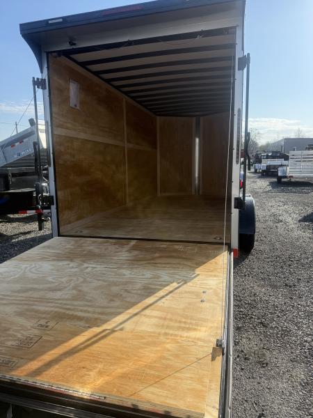New 2026 Homesteader 7x16IT V-Nose - 7' Interior - SILVER W/ BLACKOUT - OHV PKG.