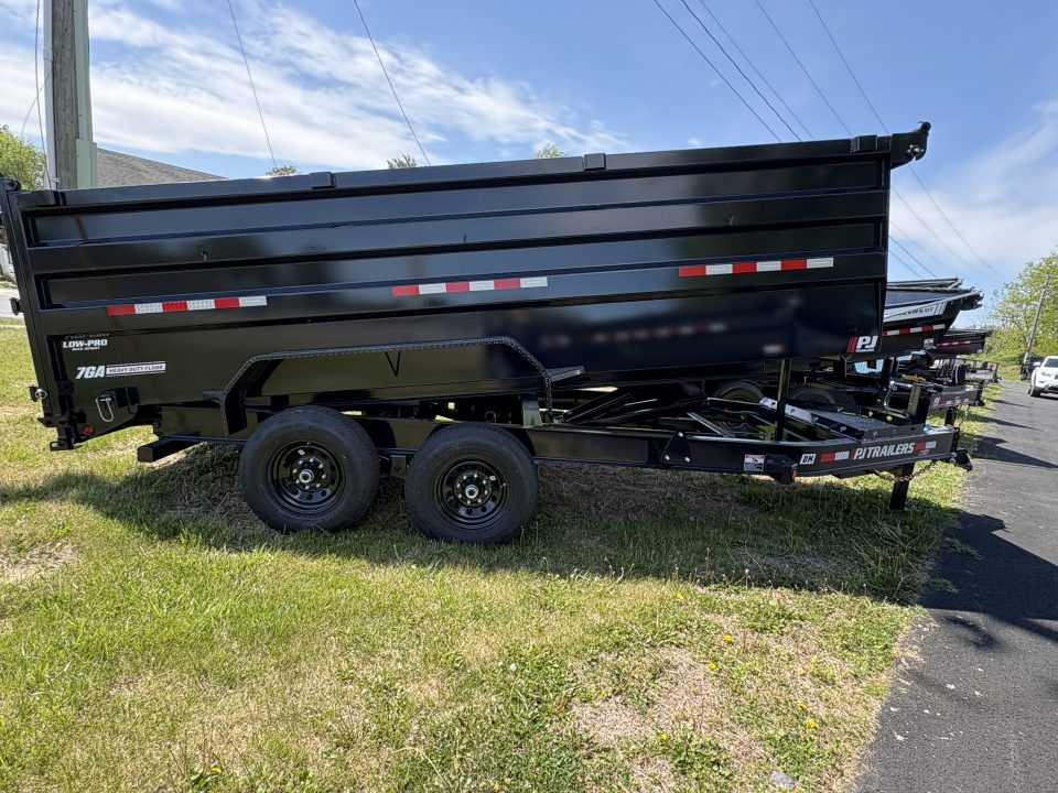New 2026 PJ Trailers (DM) 16'x83" Low Pro High Side Dump Trailer