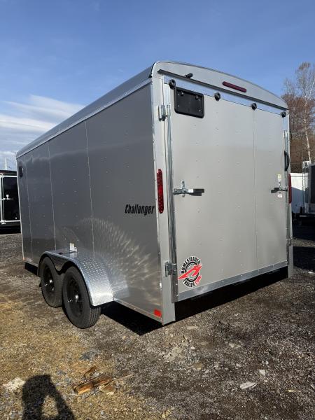 New 2026 Homesteader 7x14 Cargo Trailer - RAMP Door - SILVER