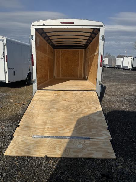 New 2026 Homesteader 7x14 Cargo Trailer - RAMP Door - SILVER