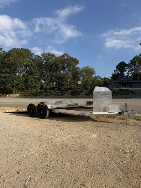 New 2027 Aluma 8220-H-ANV-TILT-TA-EL Tilt Trailer / ALL ALUMINUM / 82" WIDE X 20" LONG / 2-5200# ELECTRIC BRAKE AXLES
