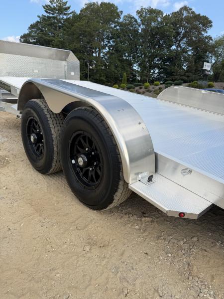New 2027 Aluma 8220-H-ANV-TILT-TA-EL Tilt Trailer / ALL ALUMINUM / 82" WIDE X 20" LONG / 2-5200# ELECTRIC BRAKE AXLES