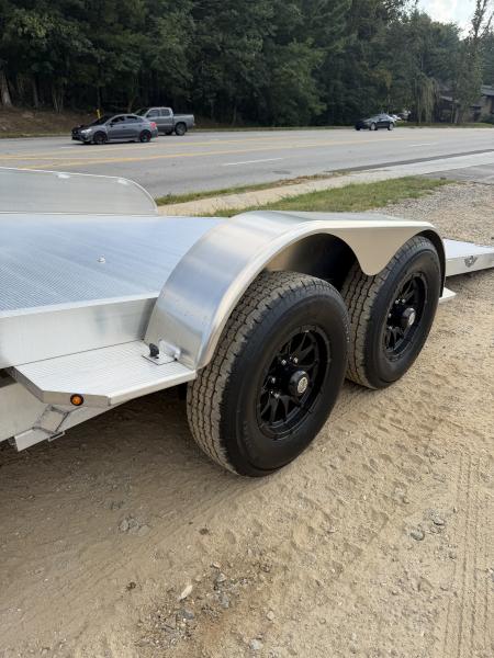 New 2027 Aluma 8220-H-ANV-TILT-TA-EL Tilt Trailer / ALL ALUMINUM / 82" WIDE X 20" LONG / 2-5200# ELECTRIC BRAKE AXLES