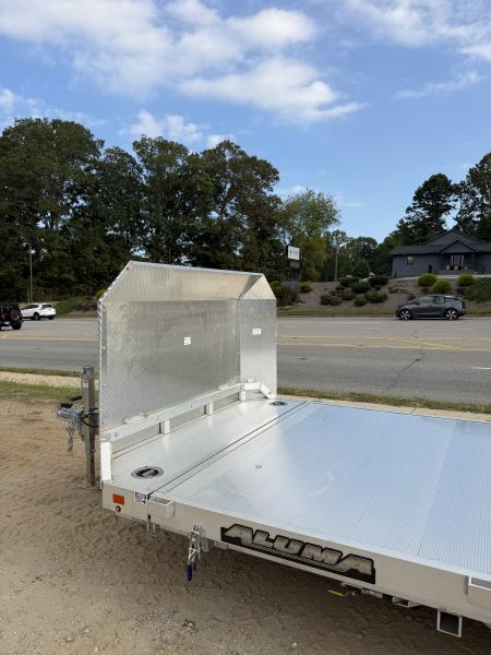 New 2027 Aluma 8220-H-ANV-TILT-TA-EL Tilt Trailer / ALL ALUMINUM / 82" WIDE X 20" LONG / 2-5200# ELECTRIC BRAKE AXLES