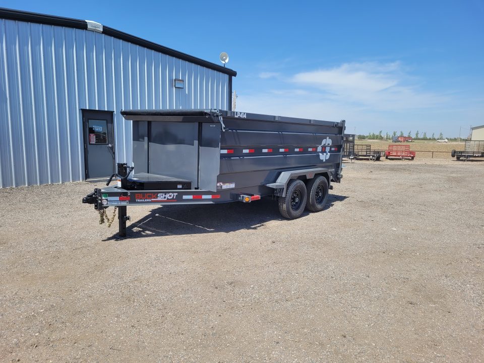 New 2026 Buckshot 83"x14' BP Dump Trailer W/4' Sides