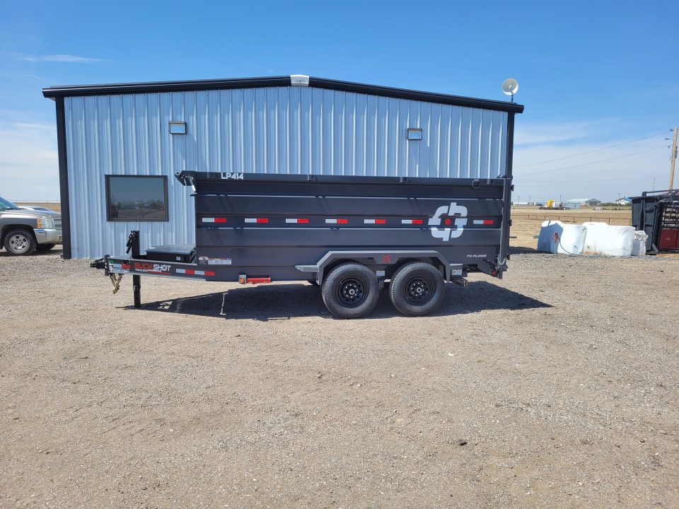 New 2026 Buckshot 83"x14' BP Dump Trailer W/4' Sides