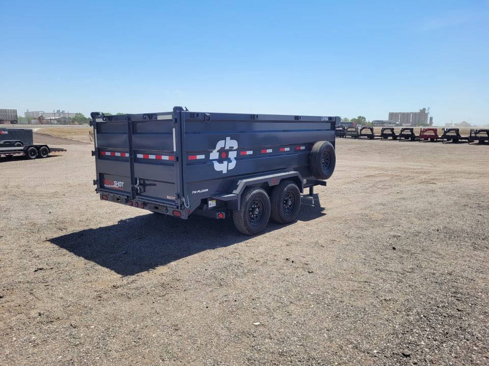 New 2026 Buckshot 83"x14' BP Dump Trailer W/4' Sides
