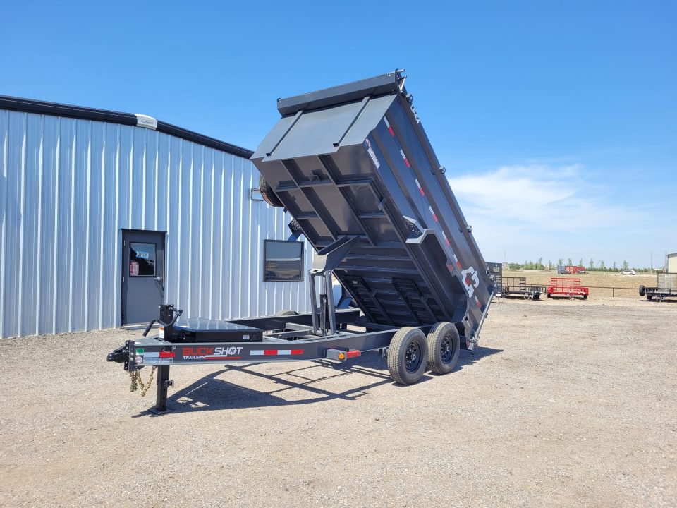 New 2026 Buckshot 83"x14' BP Dump Trailer W/4' Sides