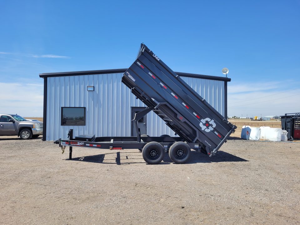 New 2026 Buckshot 83"x14' BP Dump Trailer W/4' Sides