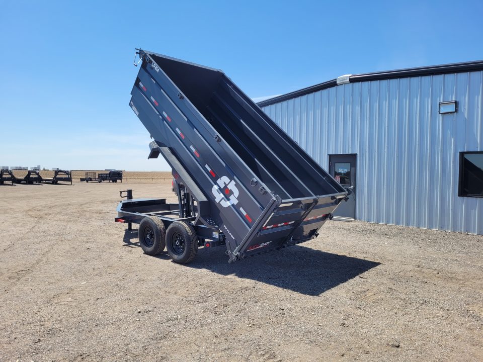 New 2026 Buckshot 83"x14' BP Dump Trailer W/4' Sides