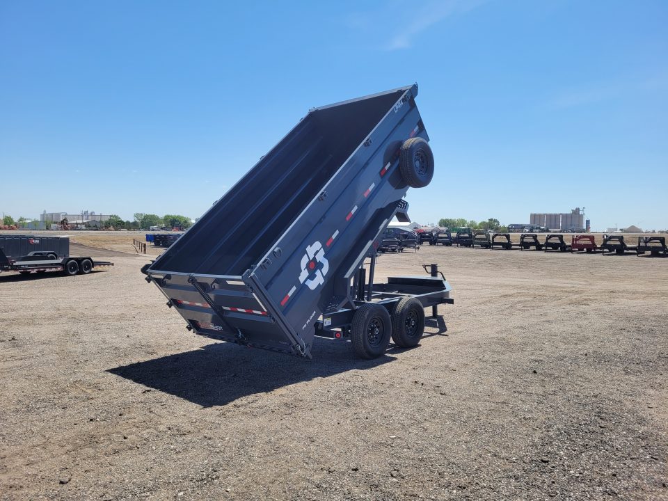 New 2026 Buckshot 83"x14' BP Dump Trailer W/4' Sides