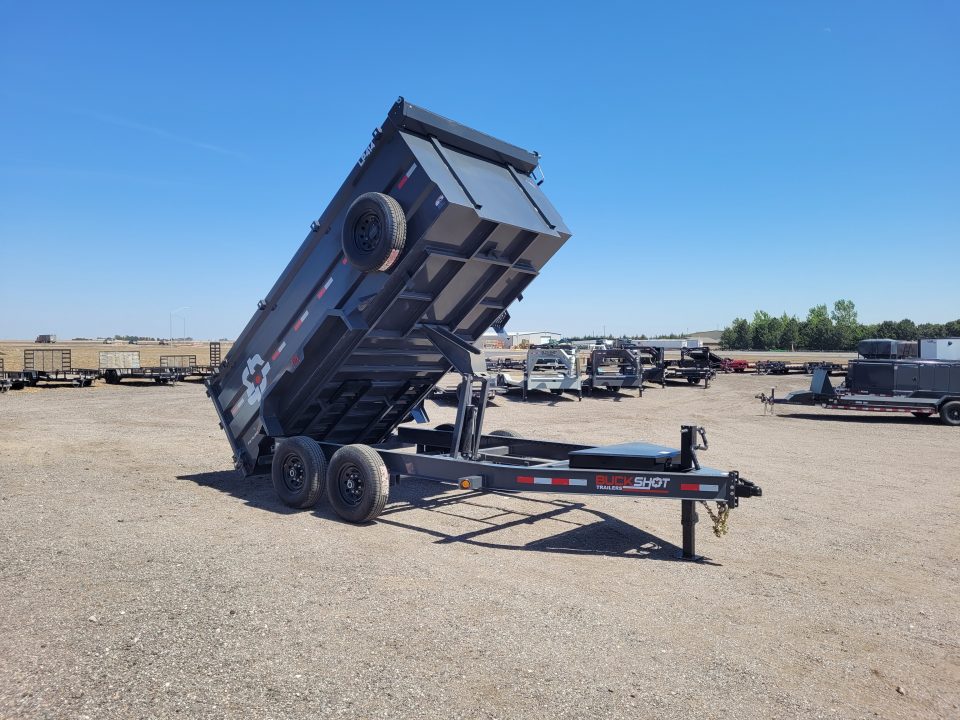 New 2026 Buckshot 83"x14' BP Dump Trailer W/4' Sides