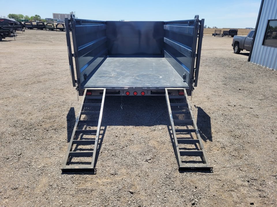 New 2026 Buckshot 83"x14' BP Dump Trailer W/4' Sides