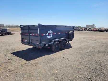 New 2026 Buckshot 83"x14' BP Dump Trailer W/4' Sides