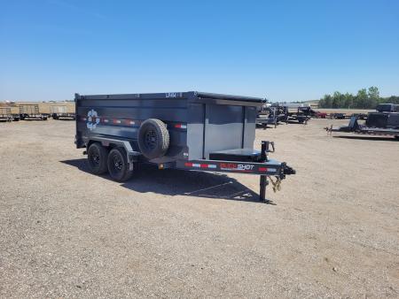 New 2026 Buckshot 83"x14' BP Dump Trailer W/4' Sides