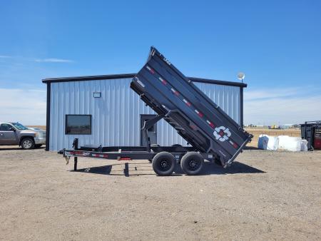 New 2026 Buckshot 83"x14' BP Dump Trailer W/4' Sides