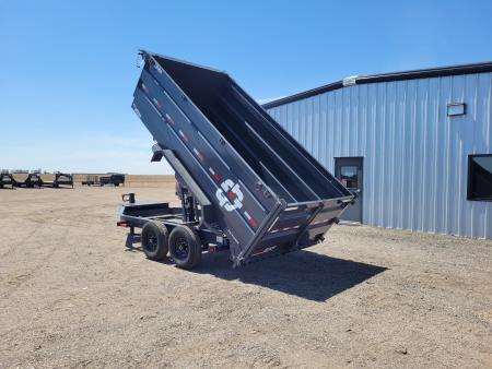 New 2026 Buckshot 83"x14' BP Dump Trailer W/4' Sides