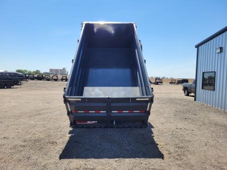 New 2026 Buckshot 83"x14' BP Dump Trailer W/4' Sides