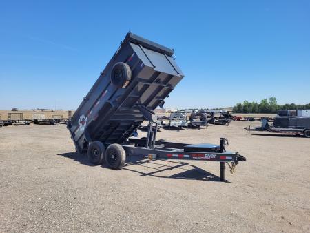 New 2026 Buckshot 83"x14' BP Dump Trailer W/4' Sides