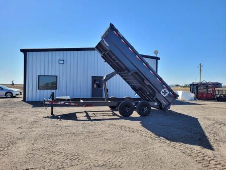 New 2026 Buckshot 83" X 16' BP Dump Trailer W/3' Sides