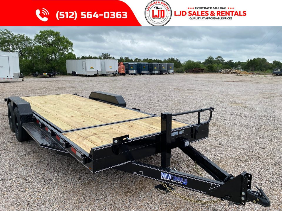 New 2026 AMW - Tilt / Equipment Trailer 83" X 22' - Heavy Duty - 16K GVWR