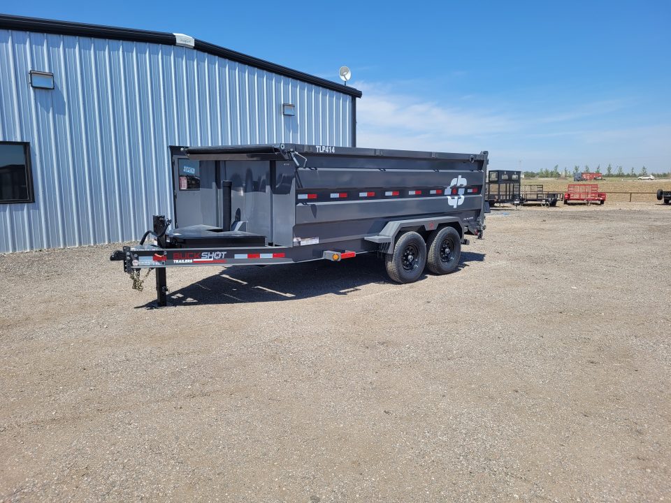 New 2026 Buckshot 83"x14' Telescopic Dump Trailer W/4' Sides