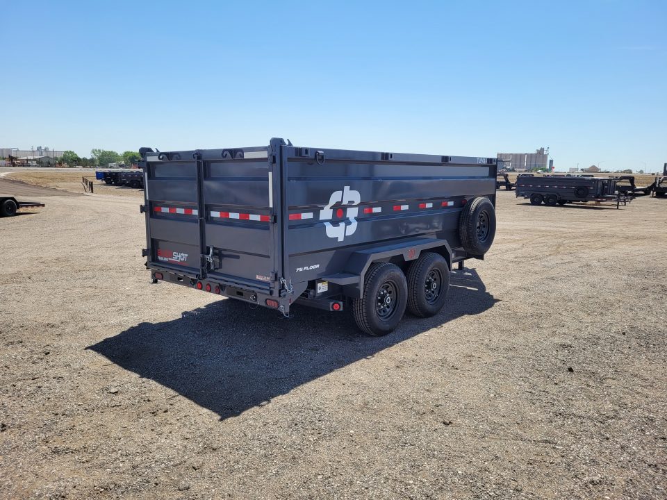 New 2026 Buckshot 83"x14' Telescopic Dump Trailer W/4' Sides