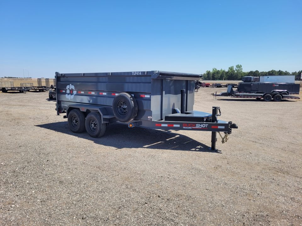 New 2026 Buckshot 83"x14' Telescopic Dump Trailer W/4' Sides