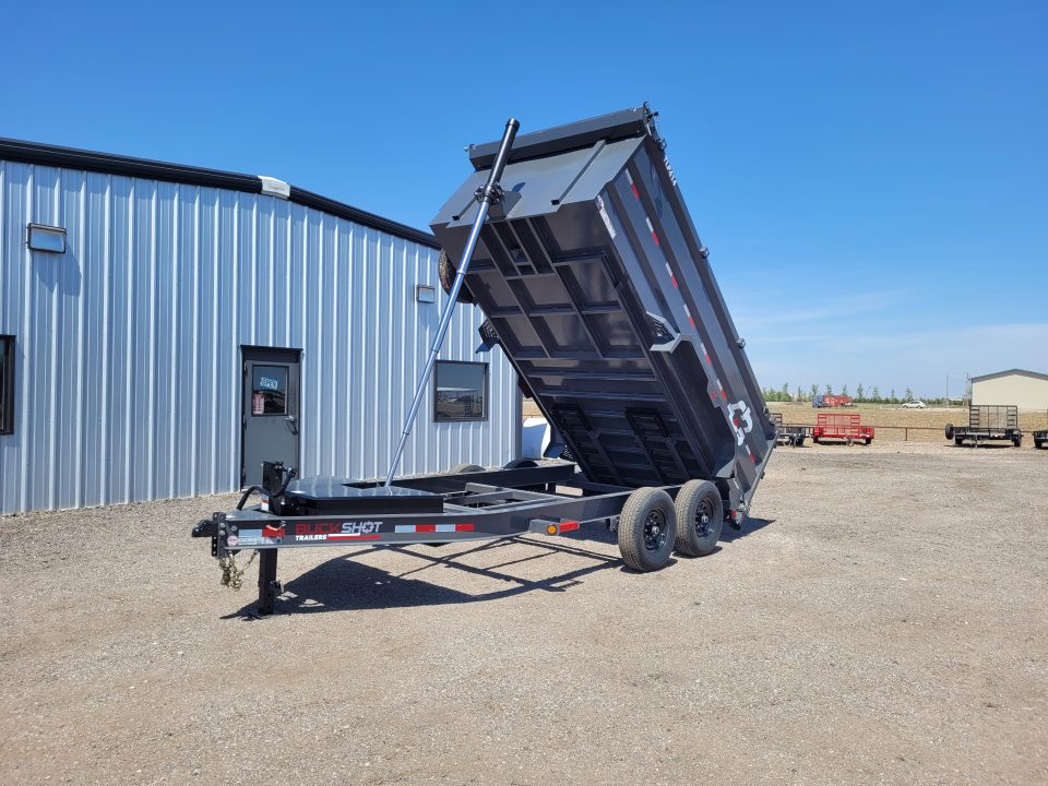 New 2026 Buckshot 83"x14' Telescopic Dump Trailer W/4' Sides