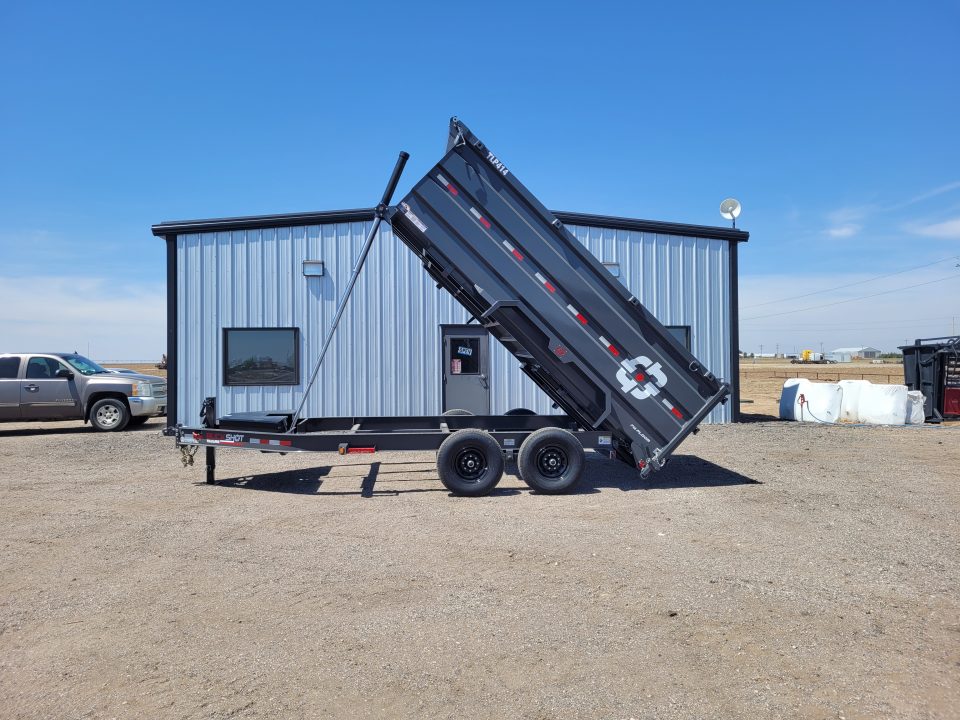New 2026 Buckshot 83"x14' Telescopic Dump Trailer W/4' Sides