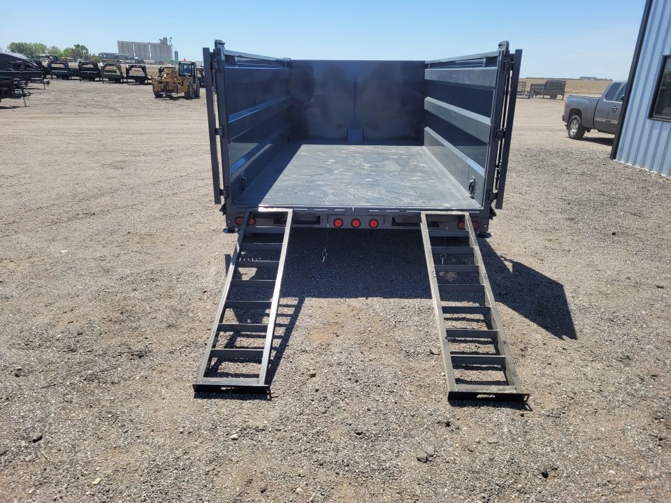 New 2026 Buckshot 83"x14' Telescopic Dump Trailer W/4' Sides