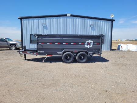 New 2026 Buckshot 83"x14' Telescopic Dump Trailer W/4' Sides