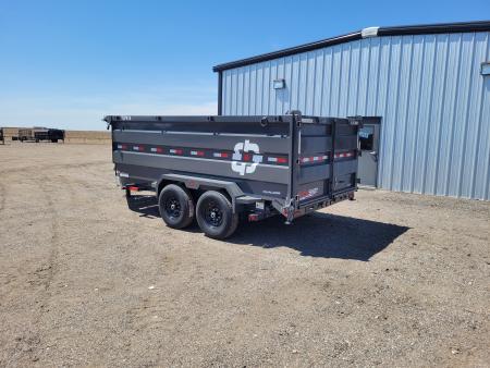 New 2026 Buckshot 83"x14' Telescopic Dump Trailer W/4' Sides