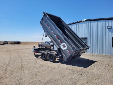 New 2026 Buckshot 83"x14' Telescopic Dump Trailer W/4' Sides