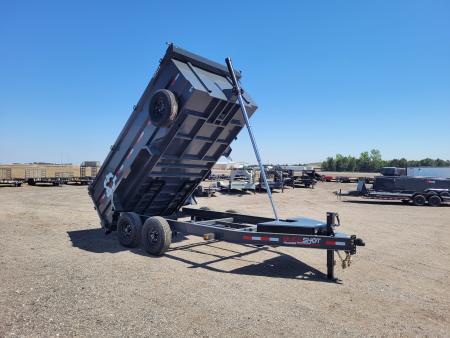 New 2026 Buckshot 83"x14' Telescopic Dump Trailer W/4' Sides