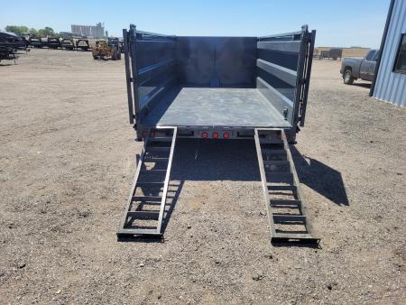 New 2026 Buckshot 83"x14' Telescopic Dump Trailer W/4' Sides