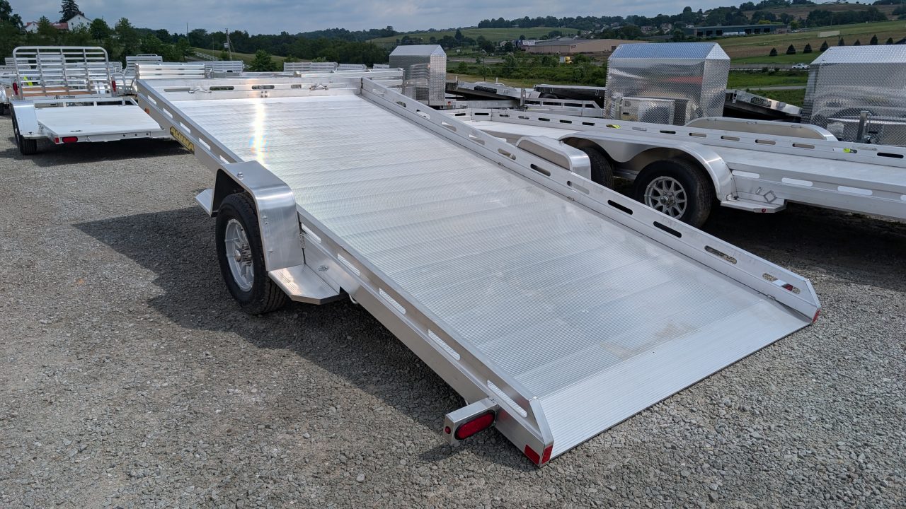 New 2027 Aluma 6'8" x 15 HD TILT Utility Trailer w/ Brakes